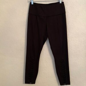 Yoga Lucius Black Large Pants With Lacing Down The Legs Size L